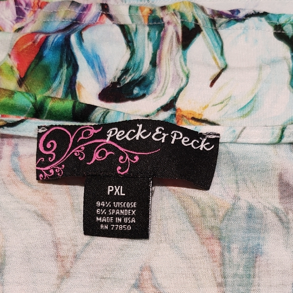 Floral Multicolor Women's Top - Picture 2 of 5